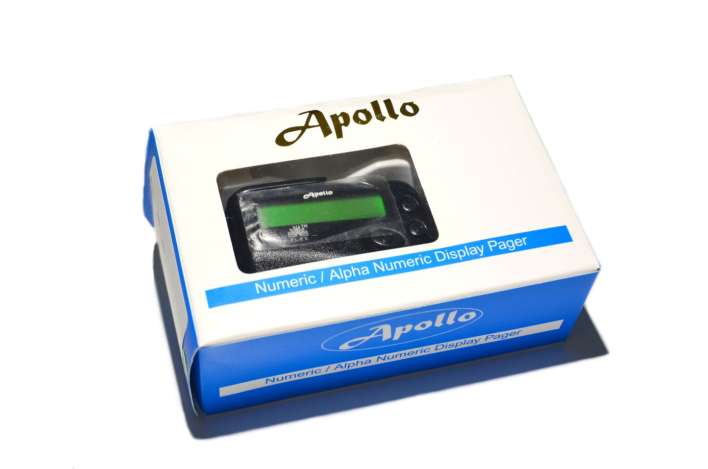 Apollo 202 1-Way Numeric Pager (Brand New) with Monthly Prepaid Service