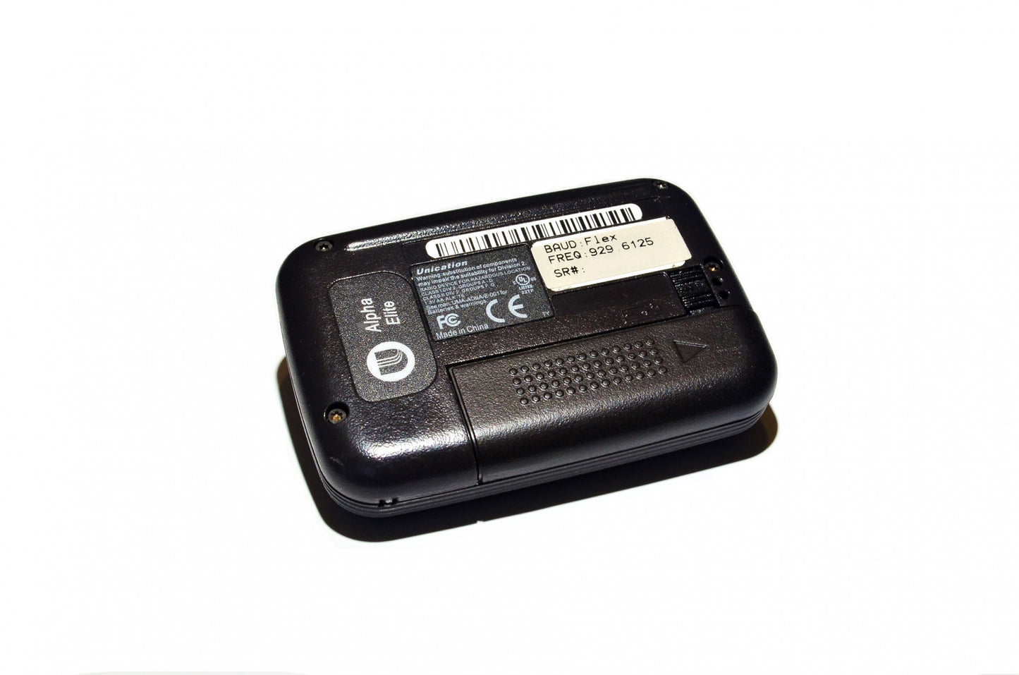 Unication Alpha Elite 1-Way Alphanumeric Pager (Brand New) with 3-Month Prepaid Service